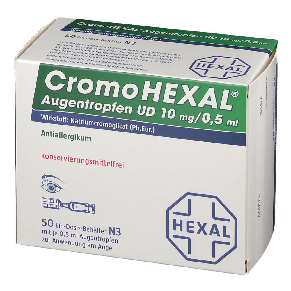 Cromohexal Augentropfen Ud Mg Ml St Shop Apotheke