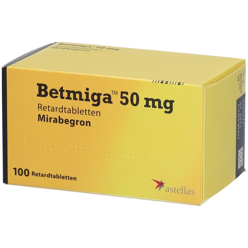 Betmiga 50 Mg 100 St Shop Apotheke