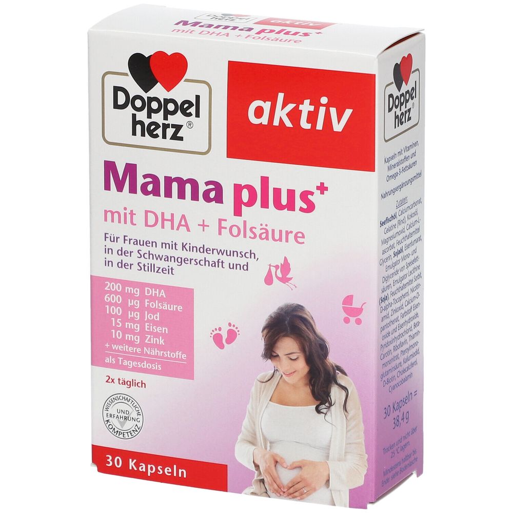 Doppelherz aktiv Mama plus mit DHA Folsäure 30 St shop apotheke