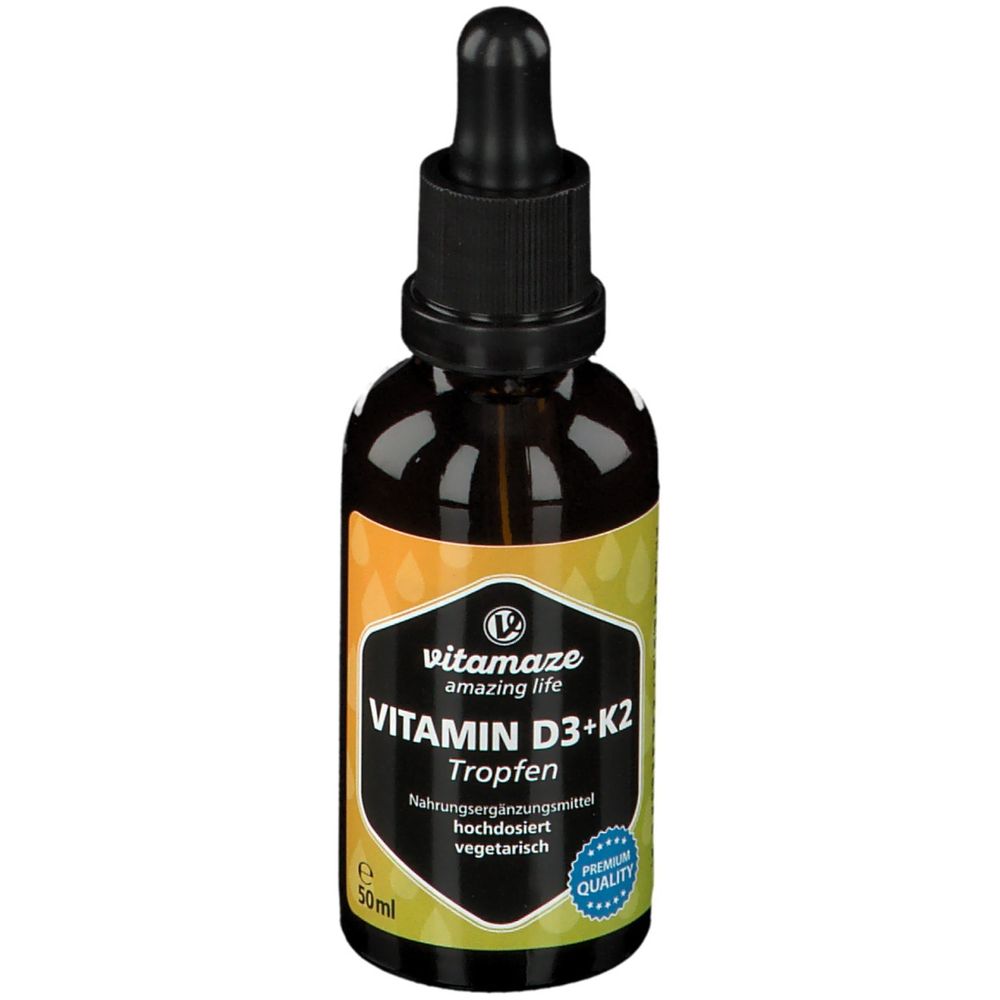 Vitamaze Vitamin D3 K2 Tropfen Hochdosiert 50 Ml Shop Apotheke