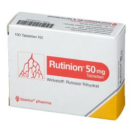 Rutinion 50 Mg 100 St Shop Apotheke