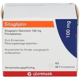 SITAGLIPTIN Glenmark 100 Mg Filmtabletten 98 St Mit Dem E Rezept Kaufen