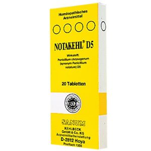 Notakehl D5 Tabletten 20 St Shop Apotheke