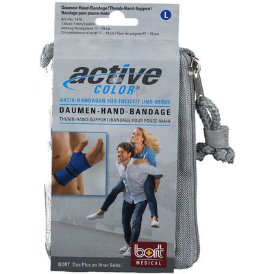 BORT ActiveColor Daumen Hand Bandage Gr L Blau 1 St Shop Apotheke