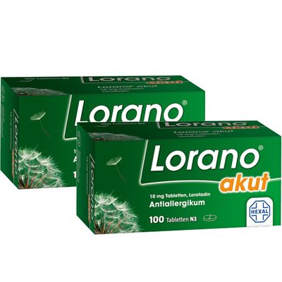 Lorano Akut 10 Mg 2x100 St Shop Apotheke