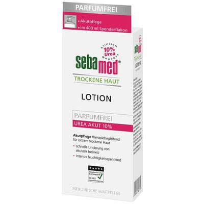 Sebamed Trockene Haut Parfumfrei Akut Lotion Urea 10 400 Ml Shop