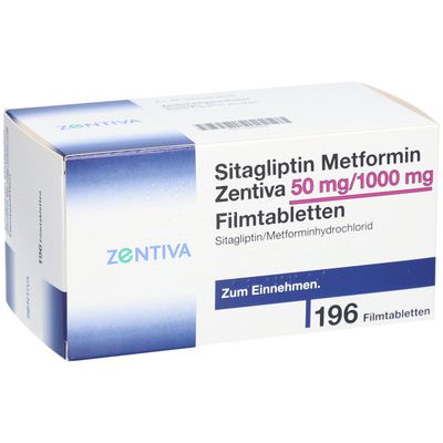 Sitagliptin Metformin Zentiva Mg Mg Fta St Mit Dem E Rezept