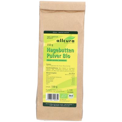 Allcura Hagebutten Pulver Bio G Shop Apotheke