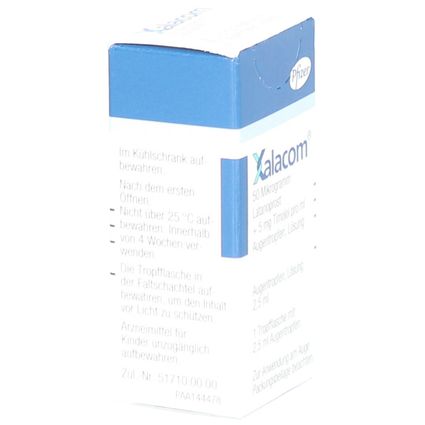 Xalacom G Latanoprost Mg Timolol Pro Ml X Ml Mit Dem E