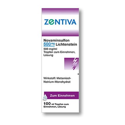 Novaminsulfon 500 Mg Lichtenstein Tropfen 100 Ml Mit Dem E Rezept