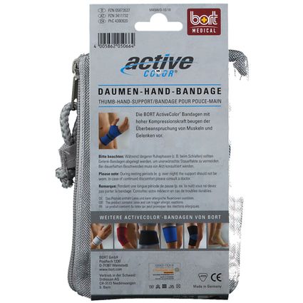 Bort Activecolor Daumen Hand Bandage Gr L Blau St Shop Apotheke