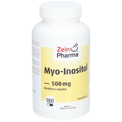 ZeinPharma Myo Inositol Kapseln 500 Mg 180 St Shop Apotheke