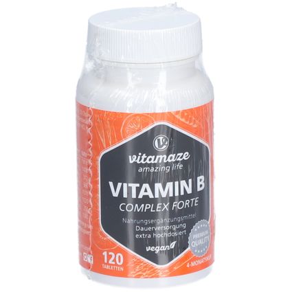 VITAMIN B Complex Extra Hochdosiert Vegan 120 St Shop Apotheke