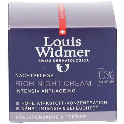 Louis Widmer Rich Night Cream Unparf Miert Ml Shop Apotheke