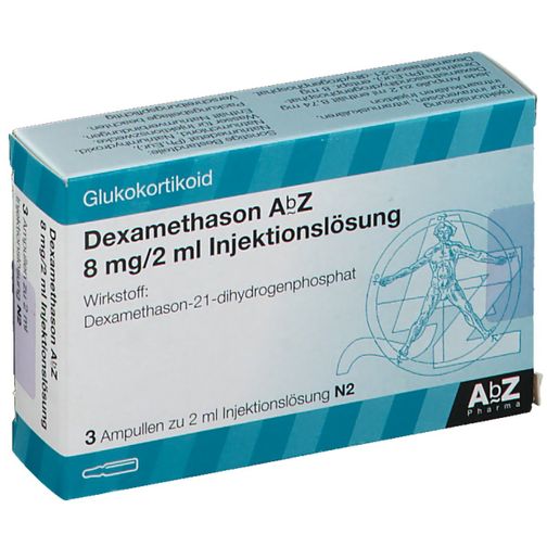 Dexamethason AbZ 8 mg 2 ml Injektionslösung 3 St shop apotheke