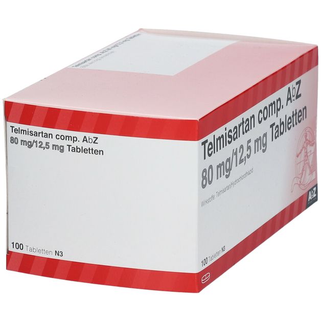 TELMISARTAN Comp AbZ 80 Mg 12 5 Mg Tabletten 100 St Shop Apotheke