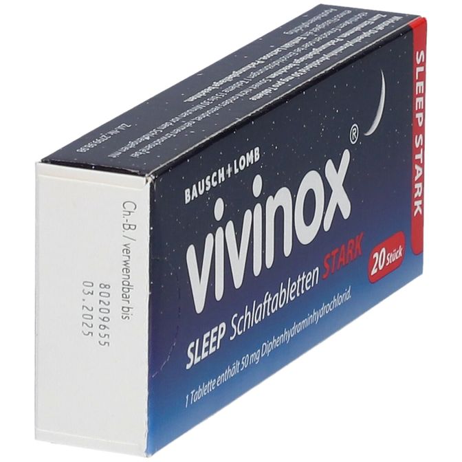 Vivinox Sleep Schlaftabletten Stark St Shop Apotheke