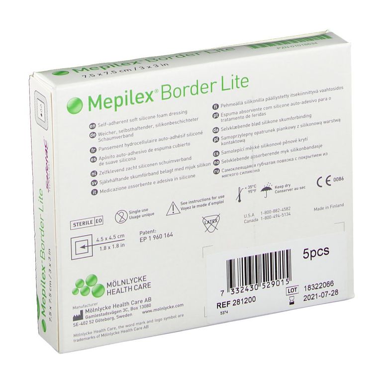 Mepilex Border Lite Schaumverband X Cm St Shop Apotheke