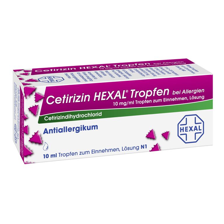 Cetirizin HEXAL Tropfen Bei Allergien 10 Mg Ml 10 Ml Shop Apotheke