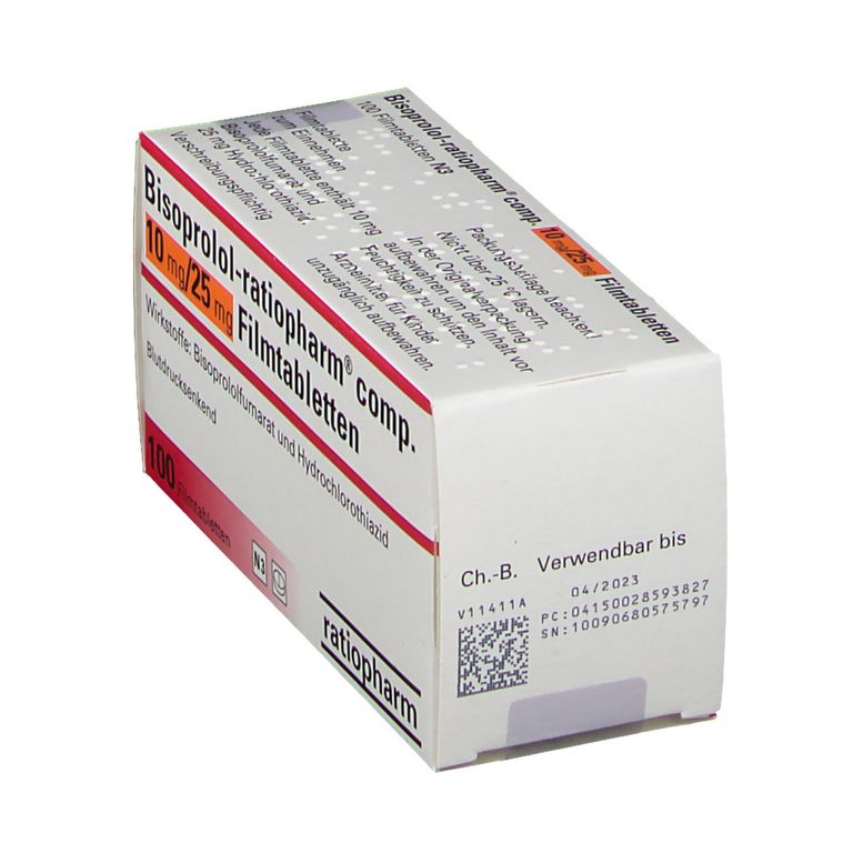 Bisoprolol Ratiopharm Comp Mg Mg St Shop Apotheke