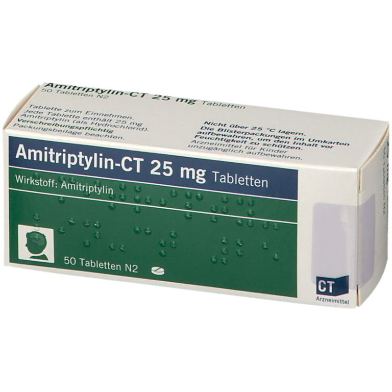 Amitriptylin Ct 25Mgl 50 St Mit Dem E Rezept Kaufen Shop Apotheke