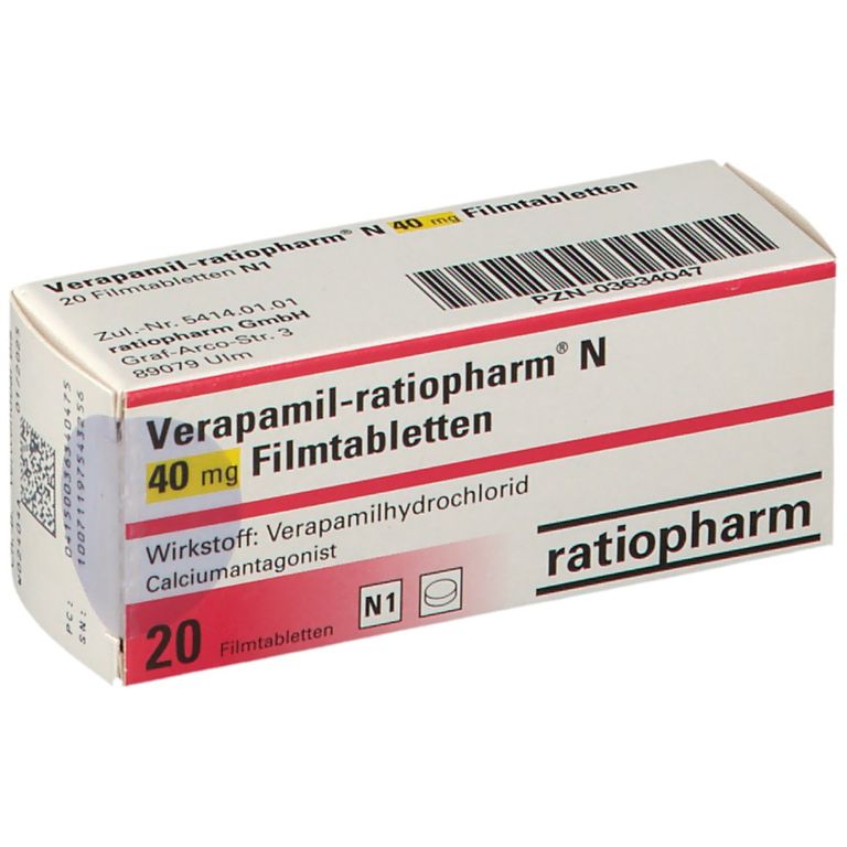 Verapamil Ratiopharm N Mg St Mit Dem E Rezept Kaufen Shop Apotheke