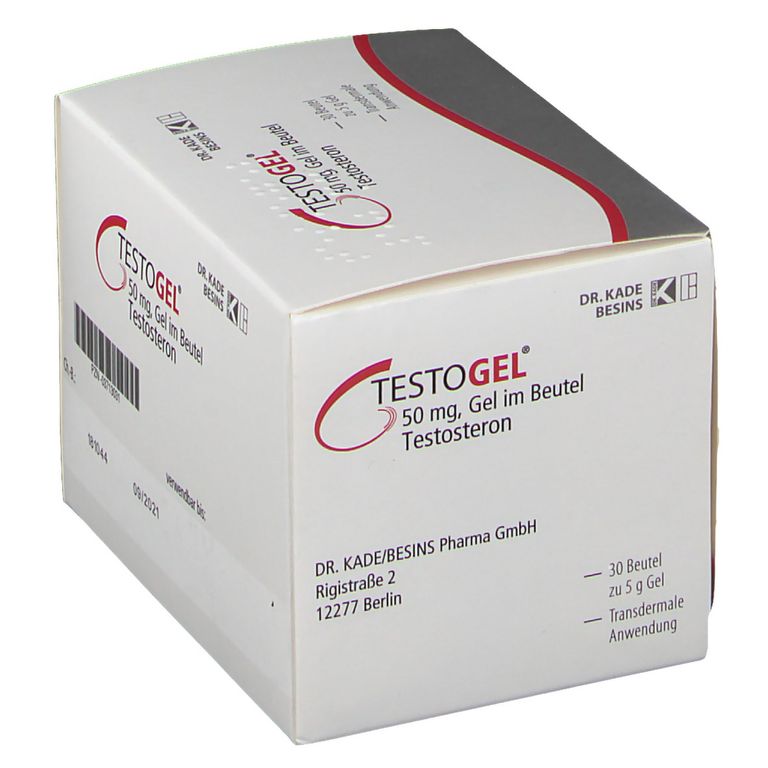 TESTOGEL 50 Mg 30 St Mit Dem E Rezept Kaufen Shop Apotheke