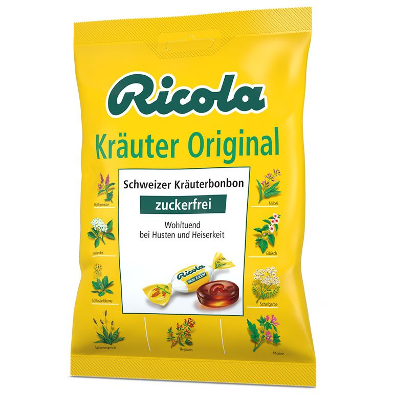 Ricola Schweizer Kr Uterbonbon Kr Uter Original Ohne Zucker G