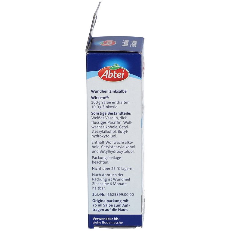 Abtei Wundheil Zinksalbe 75 Ml Shop Apotheke