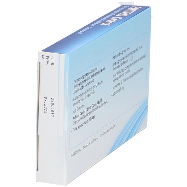 PANTOZOL Control 20 Mg 14 St Shop Apotheke