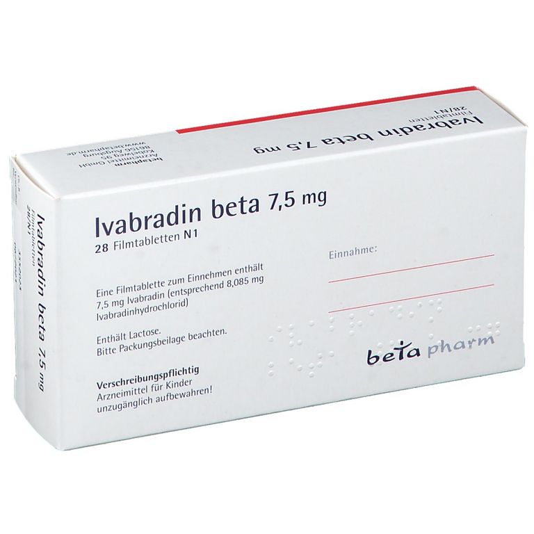 Ivabradin Beta 7 5 Mg 28 St Mit Dem E Rezept Kaufen Shop Apotheke