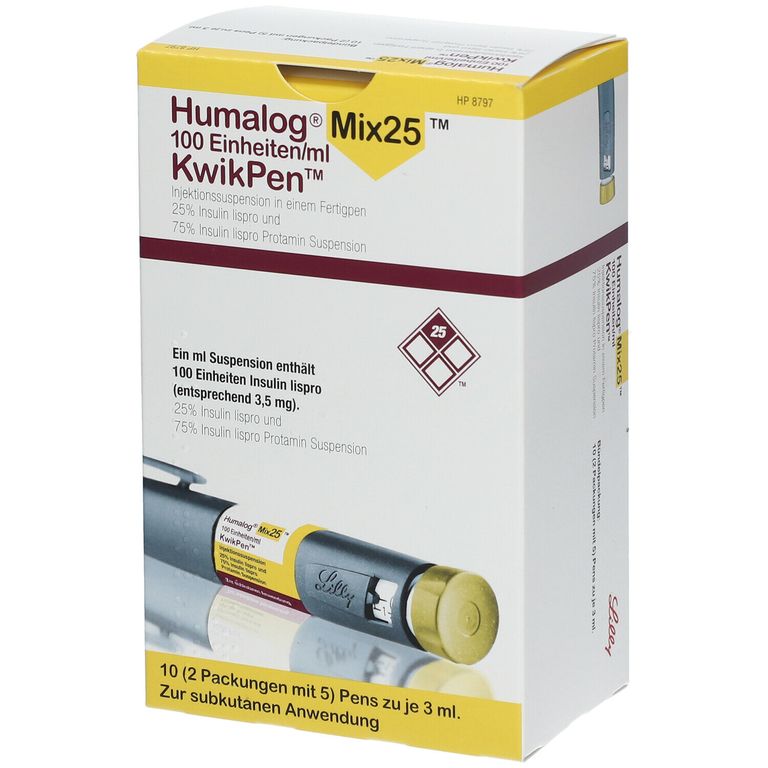 Humalog Mix Einheiten Ml Kwikpen St Mit Dem E Rezept Kaufen