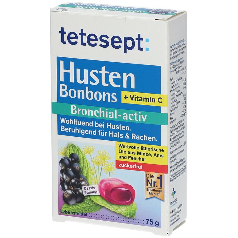 Tetesept Husten Bonbons Bronchial Activ Zuckerfrei 75 G Shop Apotheke