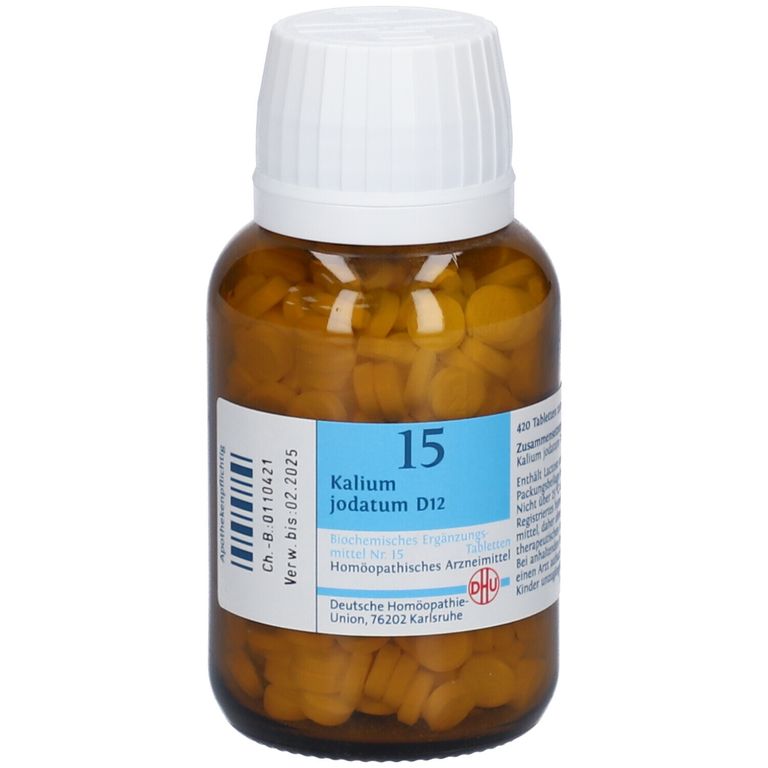 DHU Biochemie 15 Kalium Jodatum D12 420 St Shop Apotheke