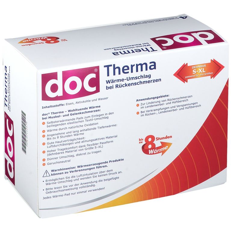 doc Therma bei Rückenschmerzen 4 St Shop Apotheke