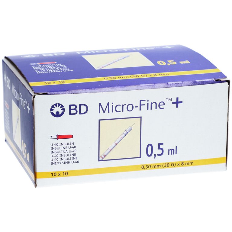 Bd Micro Fine U Insulinspritzen Mm X Ml Shop Apotheke