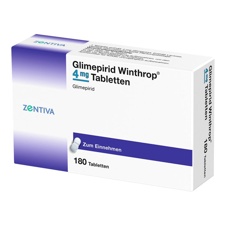 Glimepirid Winthrop 4 Mg 180 St Mit Dem E Rezept Kaufen Shop Apotheke