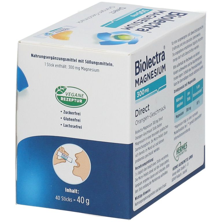 Biolectra Magnesium Mg Direct Orangengeschmack Jetzt Rabatt