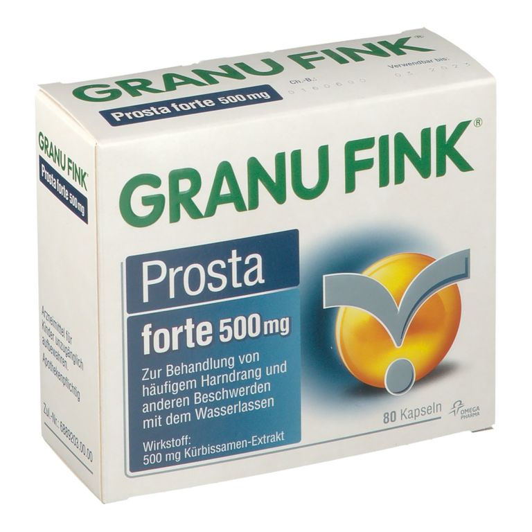 GRANU FINK Prosta Forte 500 Mg 80 St Shop Apotheke