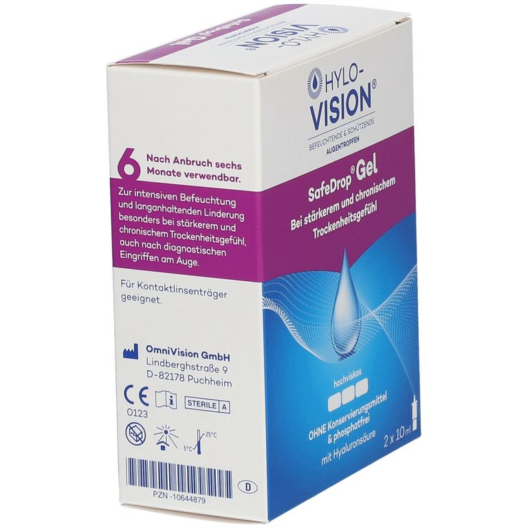 Hylo Vision Safedrop Gel X Ml Shop Apotheke