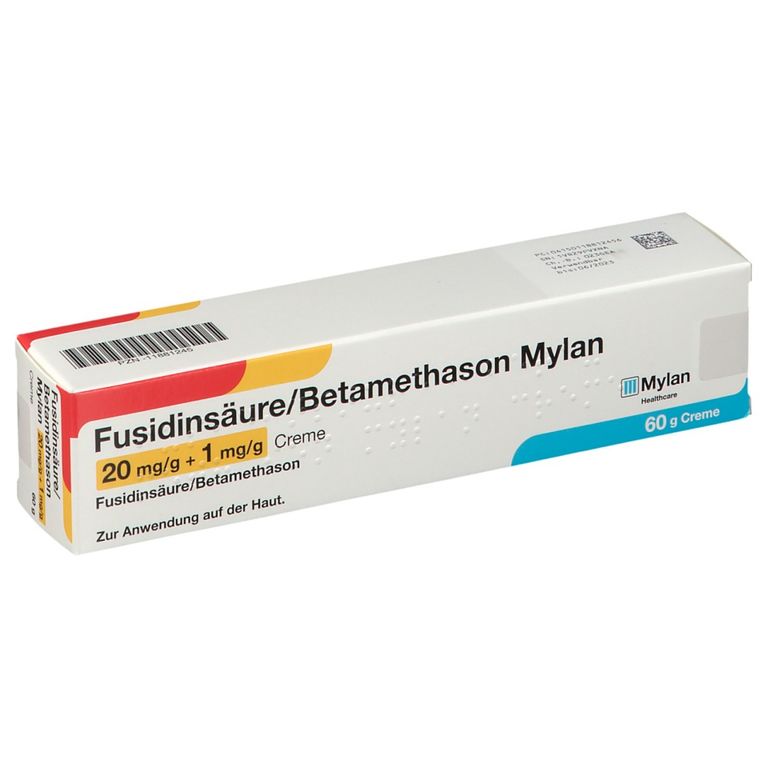 Fusidinsäure Betamethason Mylan 20 mg g 1 mg g 60 g mit dem E Rezept