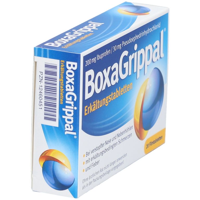 BoxaGrippal Erkältungstabletten 200 mg 30 mg 20 St Shop Apotheke