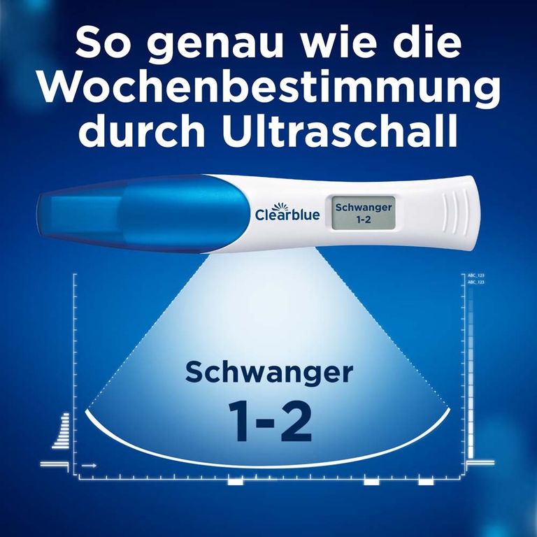 Clearblue Schwangerschaftstest Digital Mit Wochenbestimmung 2er 2 St