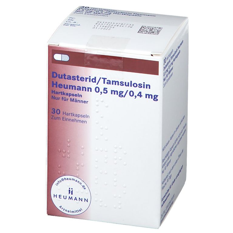 Dutasterid Tamsulosin Heumann 0 5 Mg 0 4 Mg 30 St Mit Dem E Rezept