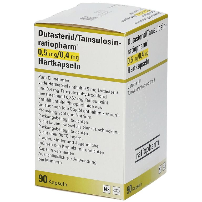 Dutasterid Tamsulosin Ratiopharm Mg Mg St Mit Dem E Rezept