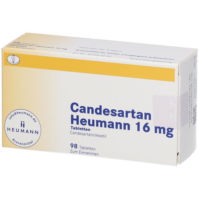 Candesartan Heumann 16 Mg 98 St Mit Dem E Rezept Kaufen Shop Apotheke