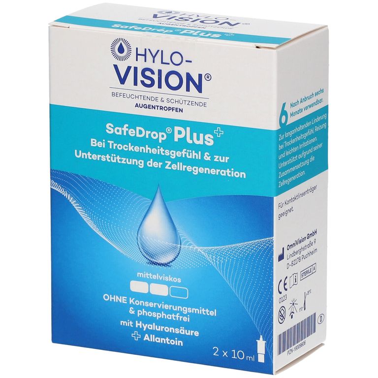 Hylo Vision Safedrop Plus Augentropfen X Ml Shop Apotheke