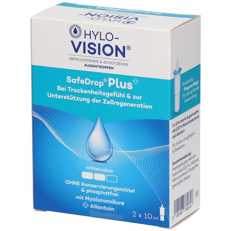 Hylo Vision SafeDrop Plus Augentropfen 2x10 Ml Shop Apotheke