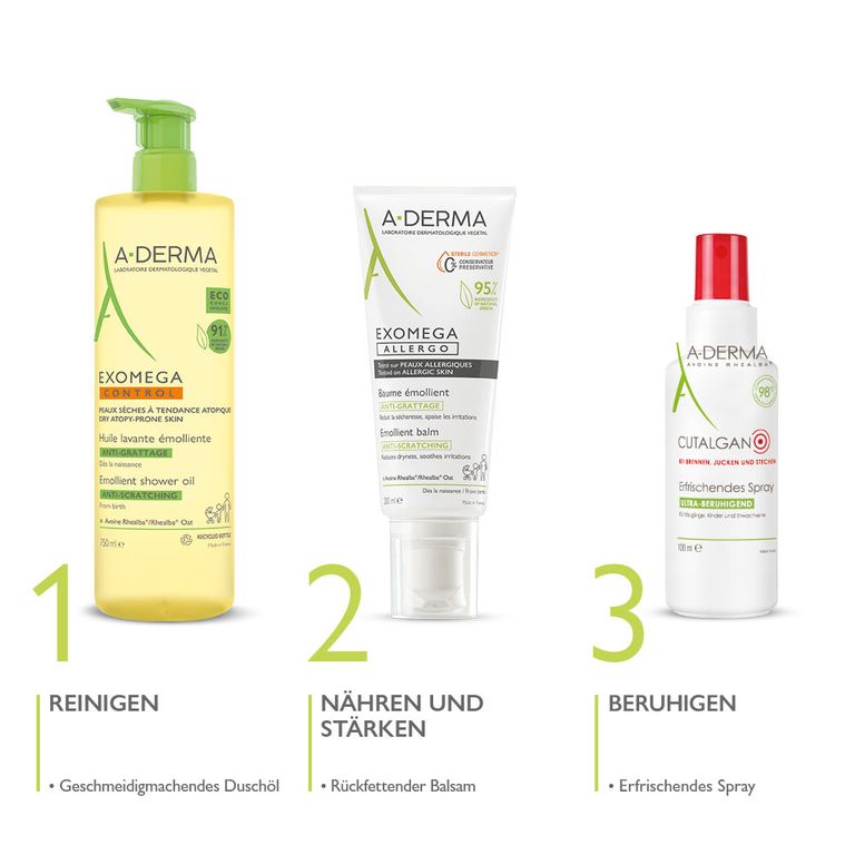 A Derma Exomega Allergo Balsam R Ckfettend Ml Shop Apotheke