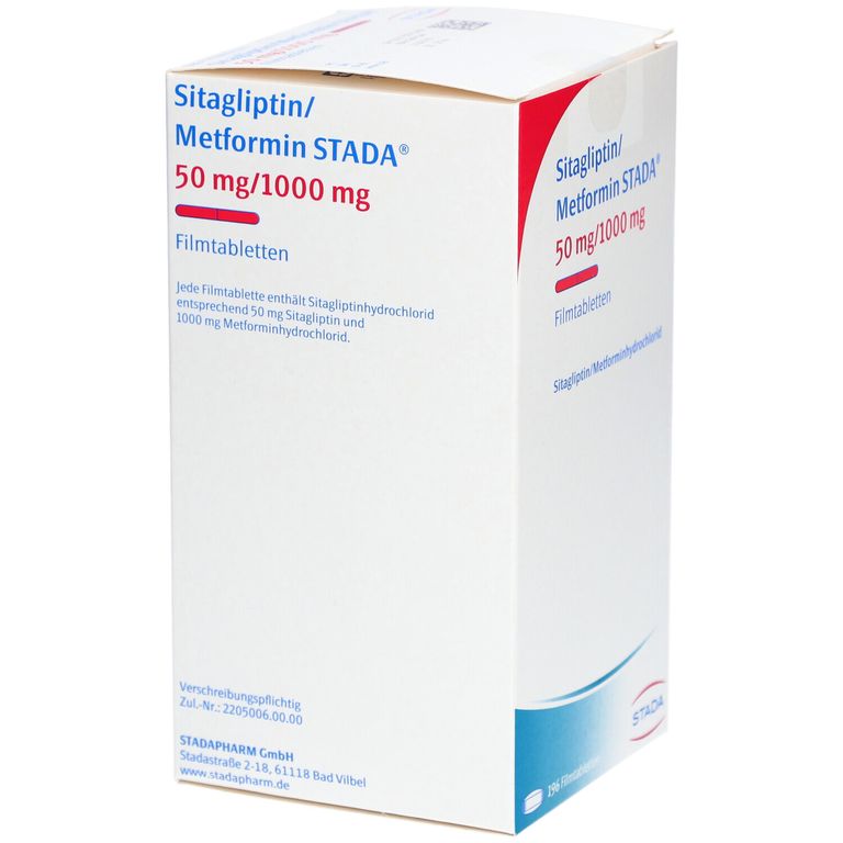 SITAGLIPTIN Metformin STADA 50 Mg 1000 Mg Filmtabl 196 St Mit Dem E